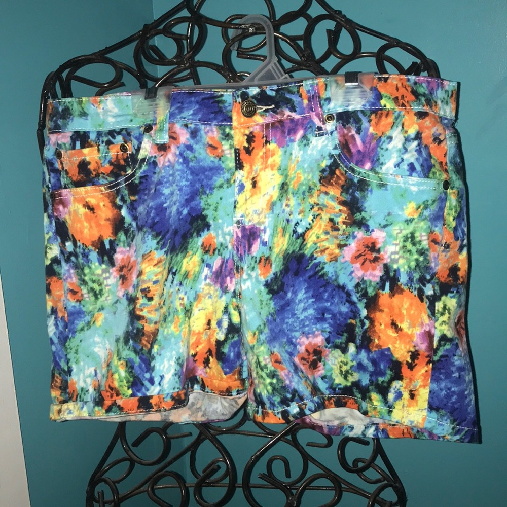 Vibrant multicolored shorts